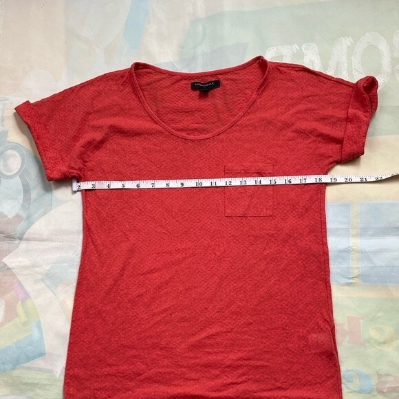 Banana Republic Top Womens Sz S Red Short Sleeve Casual Tee VTG - Picture 4 of 10